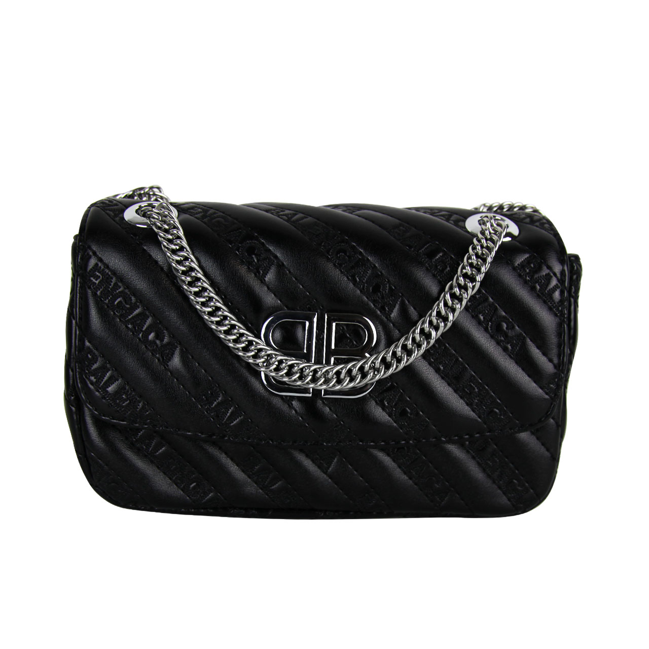 Black and shop silver purse